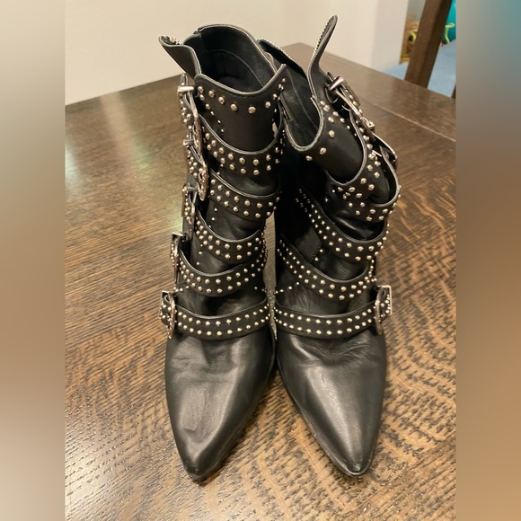 Steve Madden Comet Studded Western Booties - Picture 3 of 8